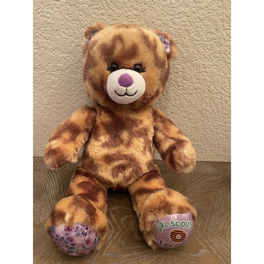 Build A Bear Workshop 2019 Girl Scouts Coconut‎ Caramel 16" Plush Bear